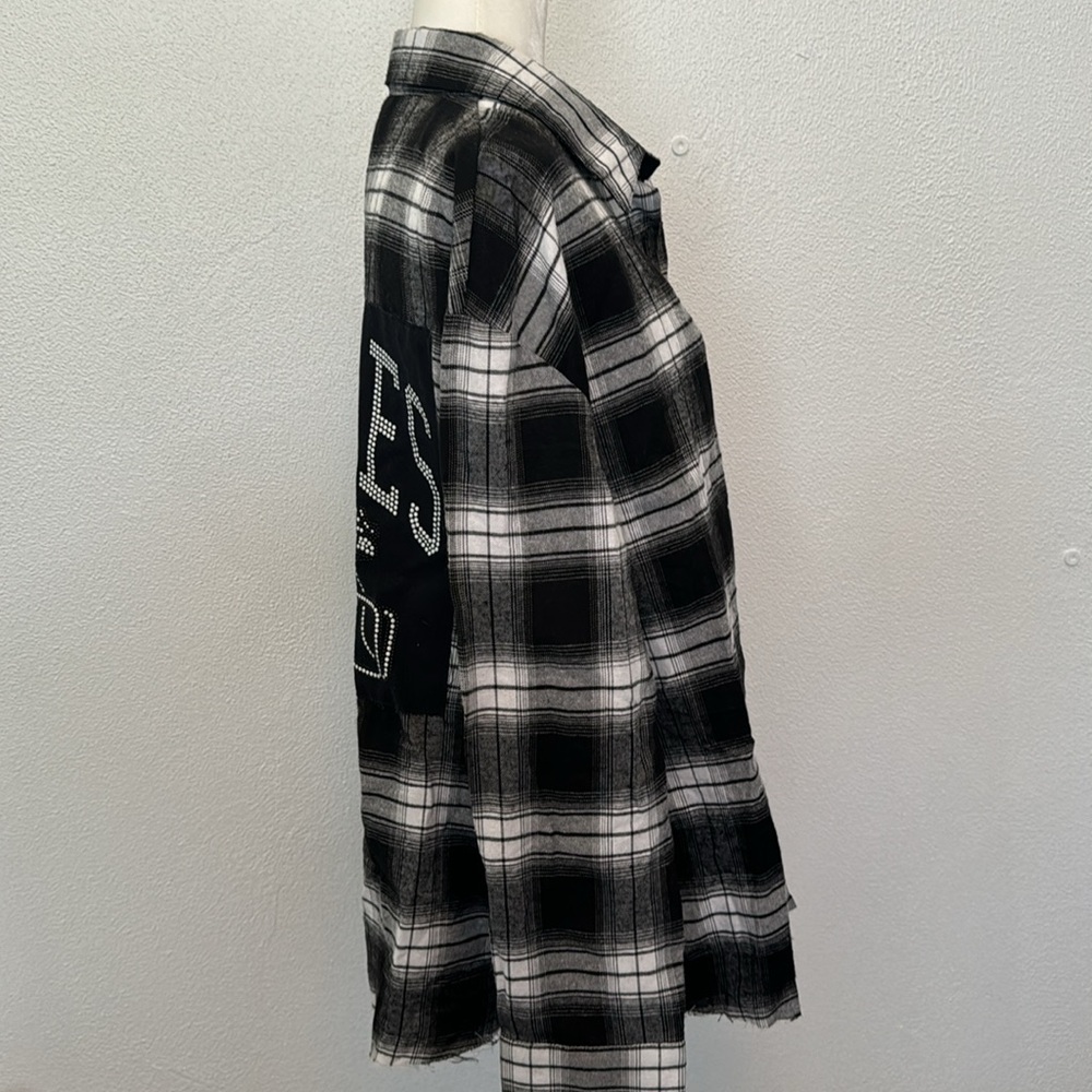 Philadelphia eagles plaid, button-down shirt - Picture 4 of 4